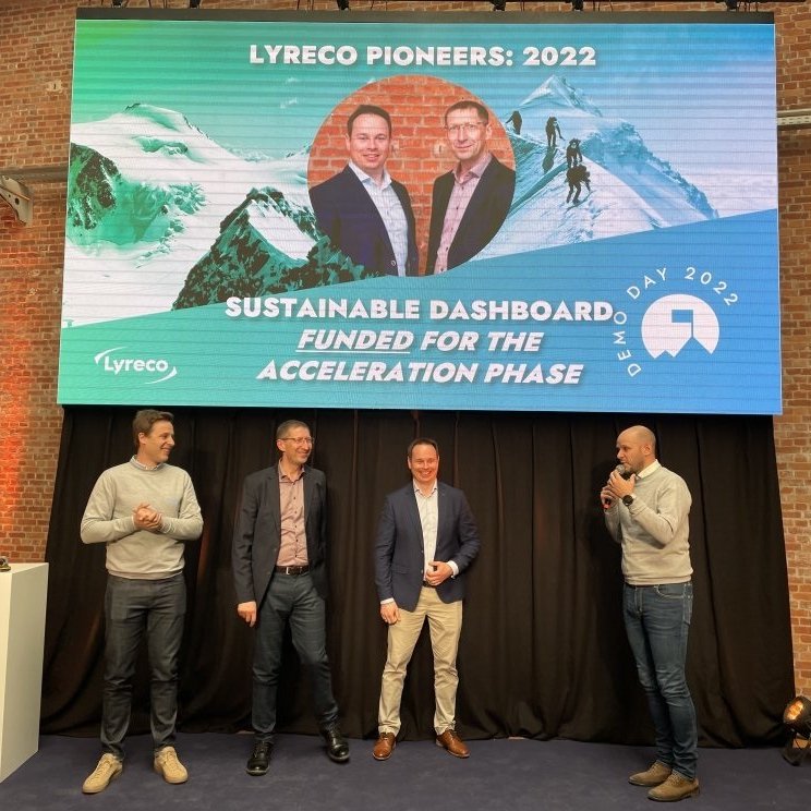 Foto des Gewinnerteams von Lyreco Pioneers 2022