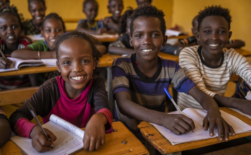 Foto von Kindern aus Äthiopien - Lyreco for education Bildungsprogramm