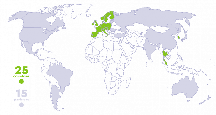 Lyreco world map