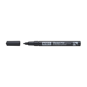 PENTEL N50S PERMANENT MARKER B/TIP S BLK